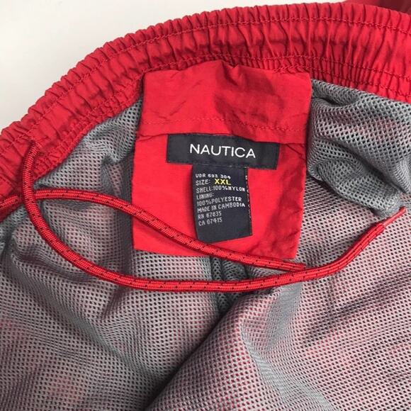 NAUTICA Men’s 2XL Red Swimsuit Trunks - Picture 5 of 5